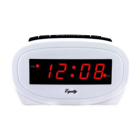 La Crosse Technology 06 LED WHT Alarm Clock 30227